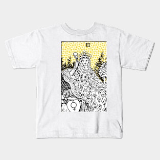 Modern Tarot Design - 3 The Empress Kids T-Shirt